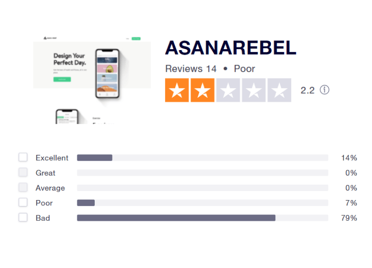 what is asana rebel reviews